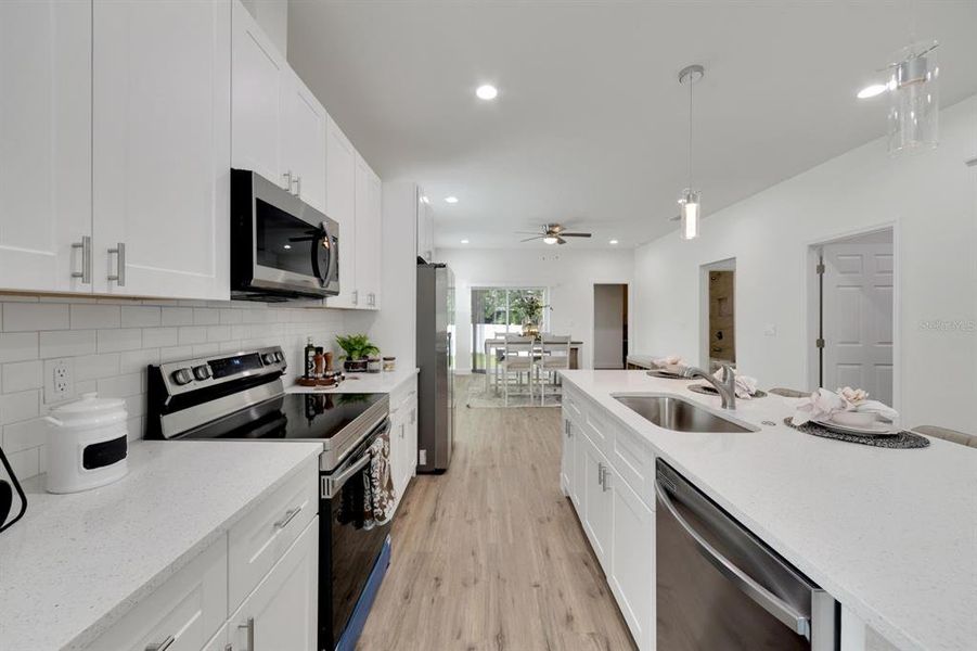 Furnished interior view inside a new home in , Tampa (Image 8).