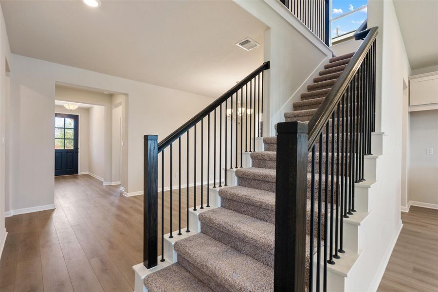 Spacious, unfurnished interior of a new home in Berry Creek Highlands, Georgetown (Image 22). Spacious, unfurnished interior of a new home in Berry Creek Highlands, Georgetown (Image 22).