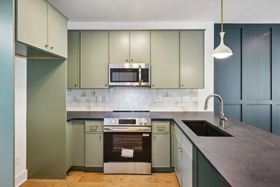 Furnished interior view inside a new home in , Atlanta (Image 18).