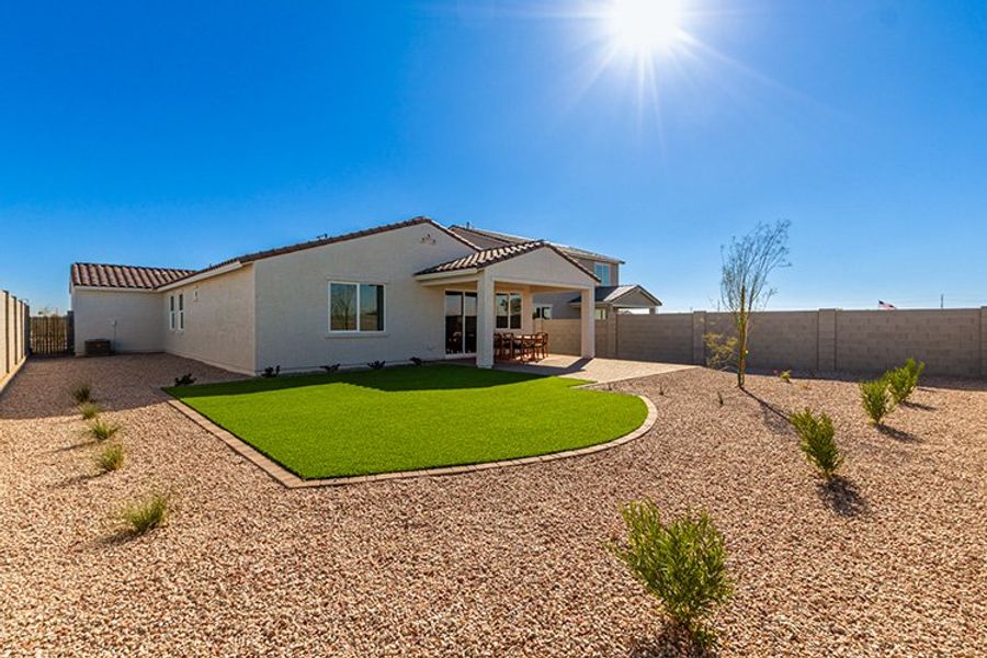 A house with a large yard. A house with a large yard.