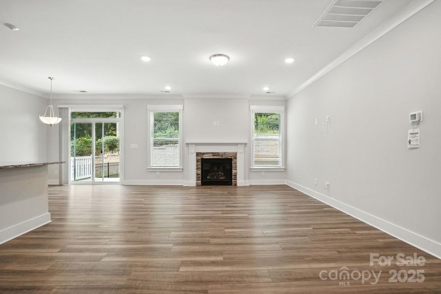 Spacious, unfurnished interior of a new home in Villas at Prestwick, Mooresville (Image 37).