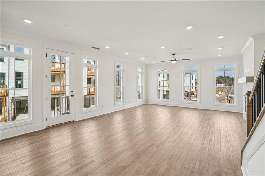 Spacious, unfurnished interior of a new home in IveyBrooke, Alpharetta (Image 26).