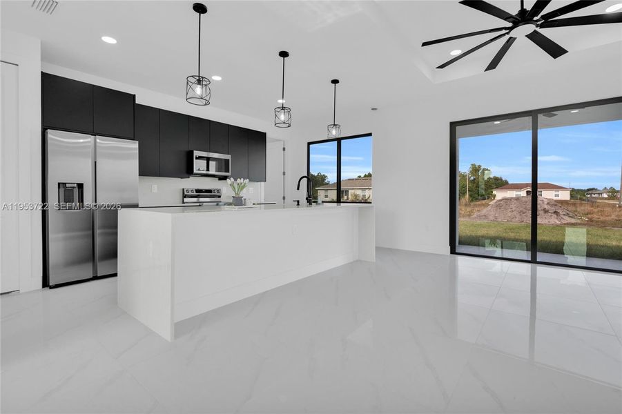 Furnished interior view inside a new home in , Lehigh Acres (Image 8). Furnished interior view inside a new home in , Lehigh Acres (Image 8).