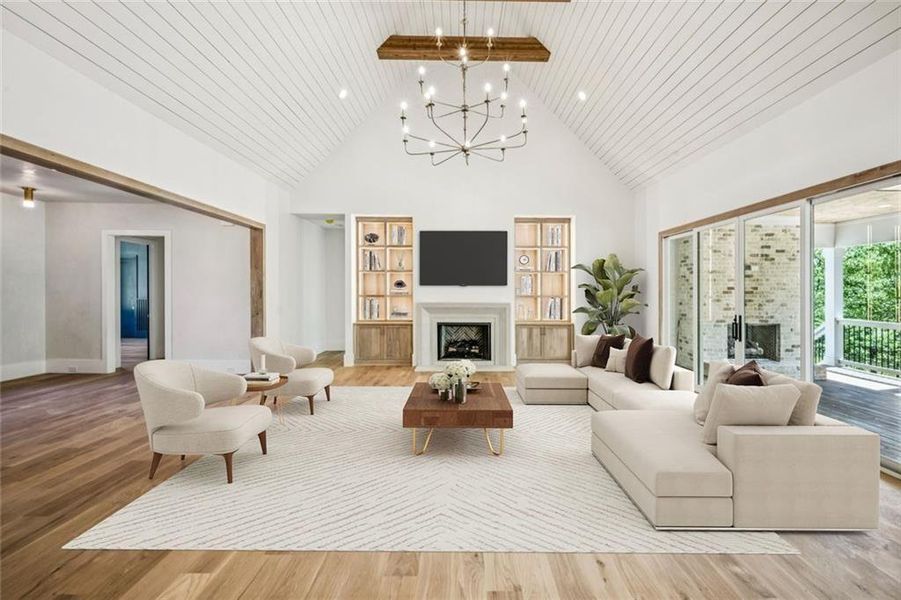 Furnished interior view inside a new home in , Athens (Image 13).