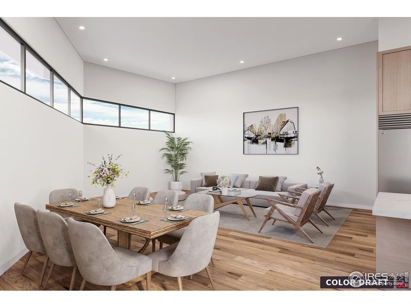 Furnished interior view inside a new home in , Boulder (Image 4).