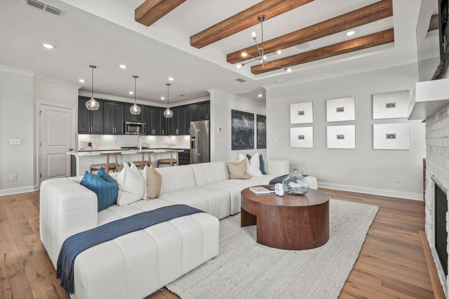 Representative furnished interior of a home built from the Mystique by Del Webb in Del Webb Carolina Ridge, Midland (Image 8).