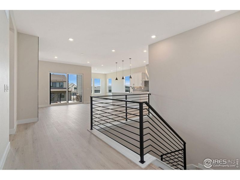 Spacious, unfurnished interior of a new home in Kitchel Lake at Serratoga Falls, Timnath (Image 21).