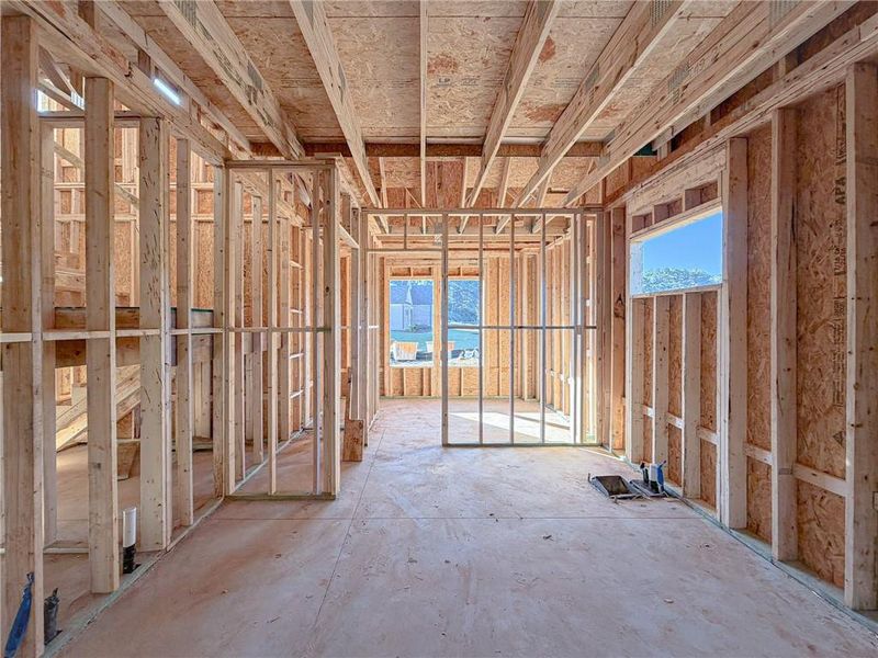 In-progress construction of a new home in Ashbury Commons, Powder Springs, GA (Image 24).