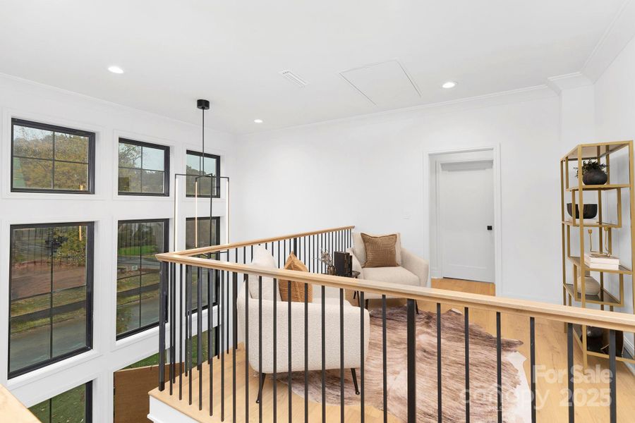 Upstairs Loft with 2 Story Foyer