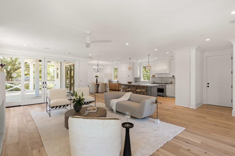 Furnished interior view inside a new home in , Isle Of Palms (Image 3). Furnished interior view inside a new home in , Isle Of Palms (Image 3).