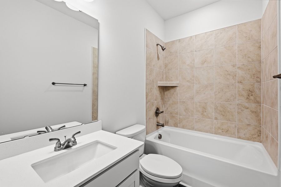 Furnished interior view inside a new home in Nichols Landing, Charlotte (Image 11).