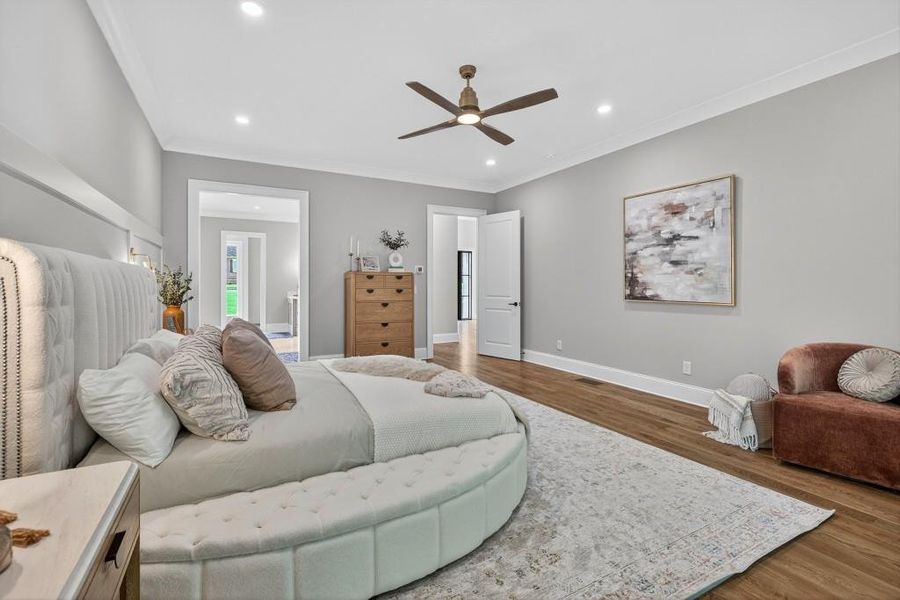 Furnished interior view inside a new home in , Newnan (Image 64).