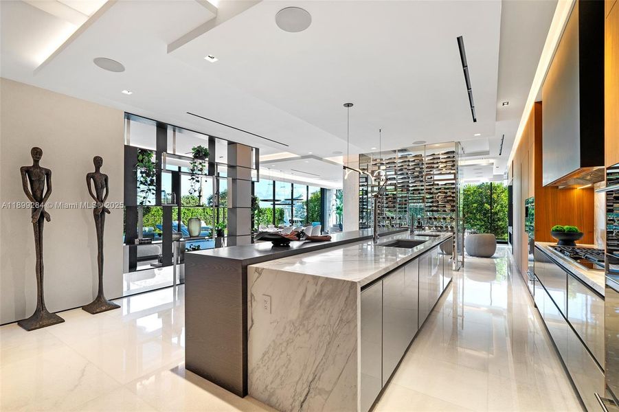 Furnished interior view inside a new home in , Miami (Image 14).