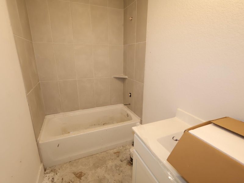 In-progress construction of a new home in Sorella, Tomball, TX (Image 19). In-progress construction of a new home in Sorella, Tomball, TX (Image 19).