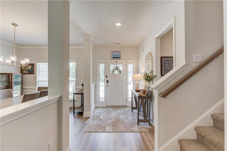 Furnished interior view inside a new home in , Pendergrass (Image 10).