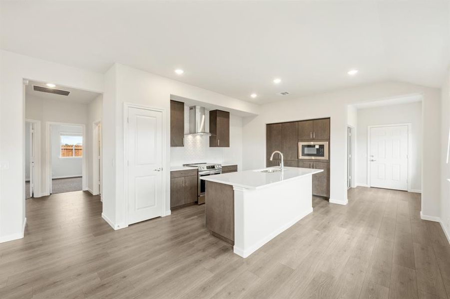 Furnished interior view inside a new home in Georgetown at Kings Fort, Kaufman (Image 19).