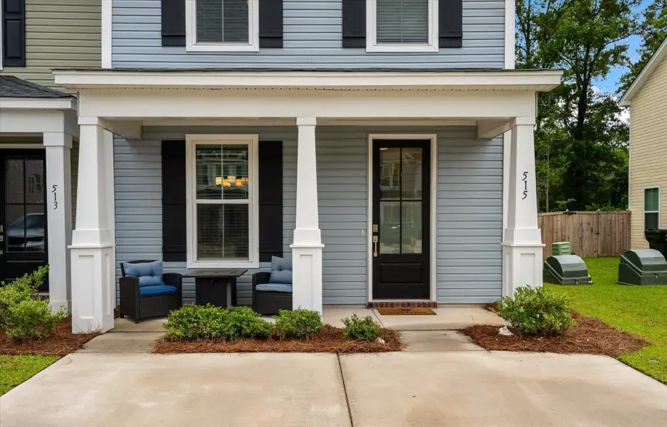 Exterior details and patio area of a home in , Summerville (Image 3).