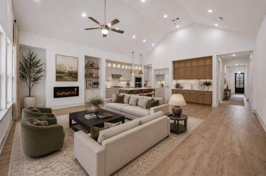 Virtually Staged - Family Room