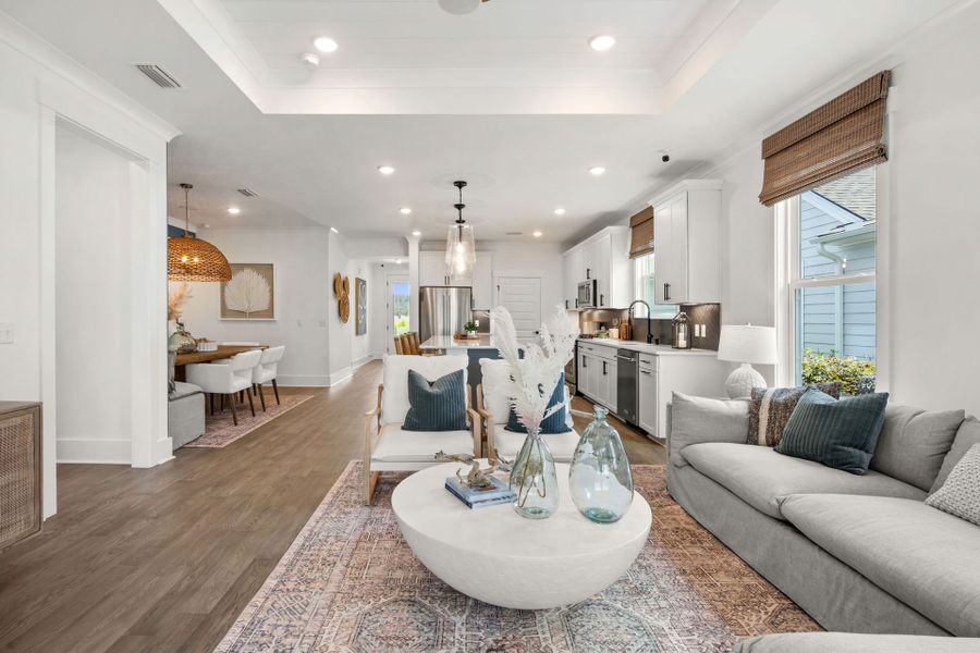 Representative furnished interior of a home built from the Mainstay by Pulte Homes in Midpoint at New Riverside, Bluffton (Image 30).