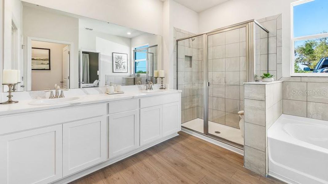 Furnished interior view inside a new home in Oakfield Trails, Parrish (Image 22).
