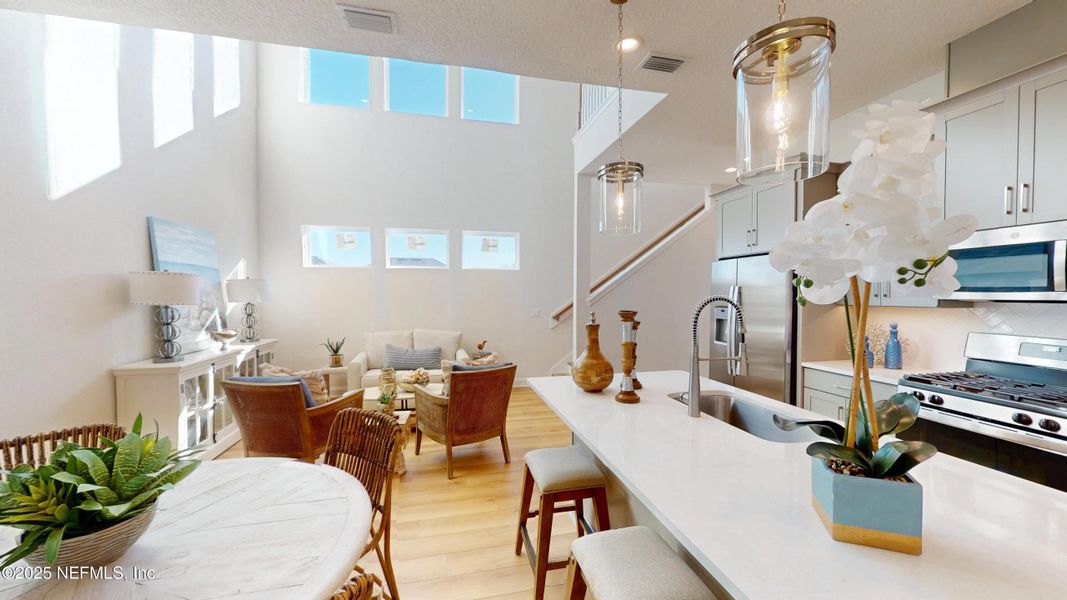 Furnished interior view inside a new home in , Ponte Vedra (Image 13). Furnished interior view inside a new home in , Ponte Vedra (Image 13).