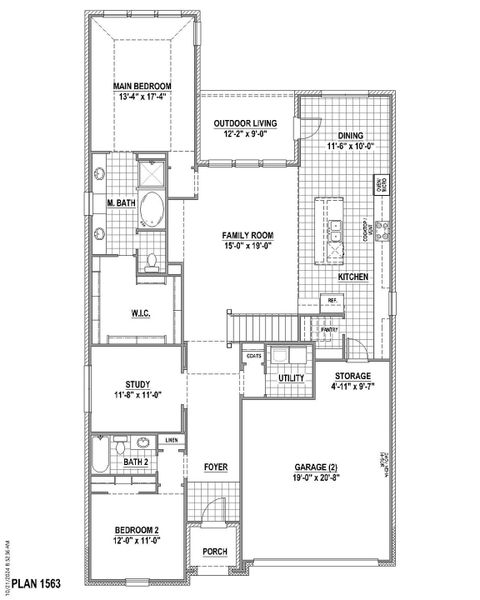 Plan 1563 1st Floor