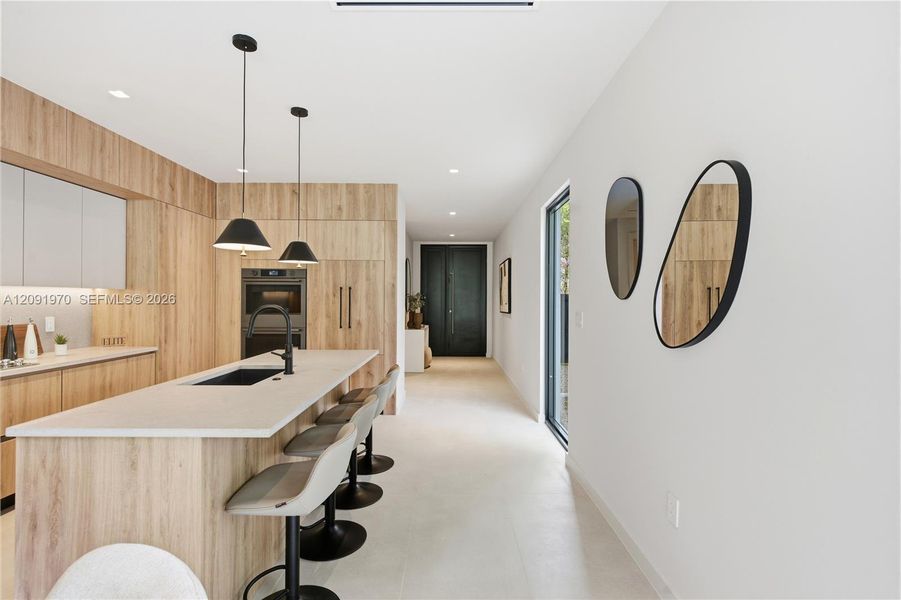 Furnished interior view inside a new home in , Miami (Image 41).
