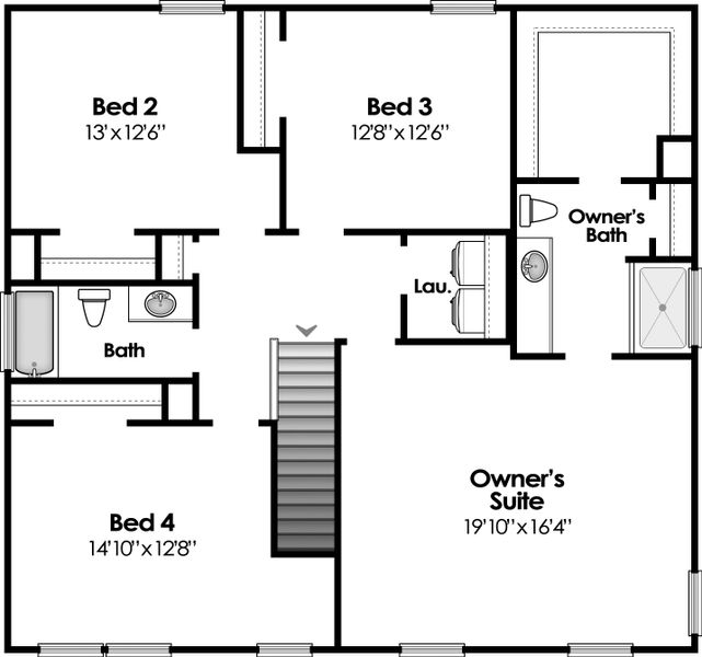 2D floor plan layout of this home in Emanuel Creek, West Columbia, SC (Image 6). 2D floor plan layout of this home in Emanuel Creek, West Columbia, SC (Image 6).