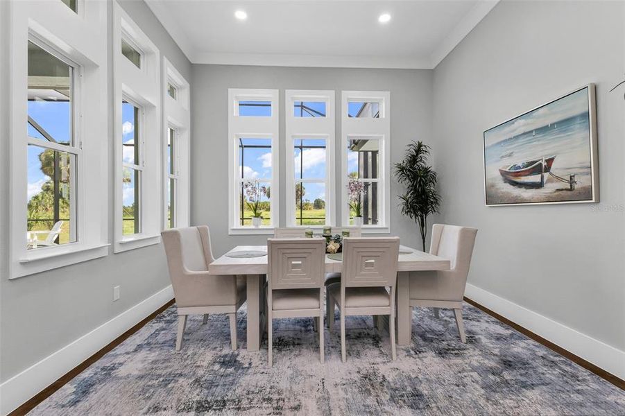 Furnished interior view inside a new home in , Rotonda West (Image 9).