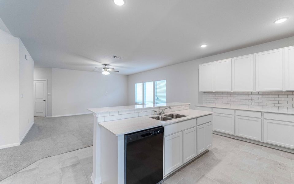 Furnished interior view inside a new home in Sunset Oaks, Maxwell (Image 4).