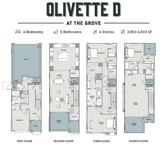 Olivette D Floor Plan