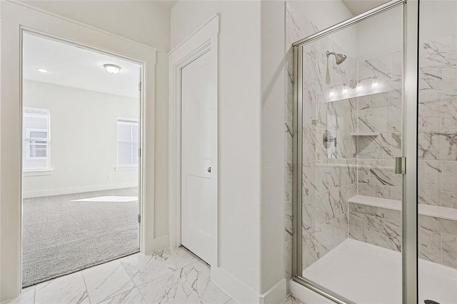 Furnished interior view inside a new home in Collin Creek, Plano (Image 10).