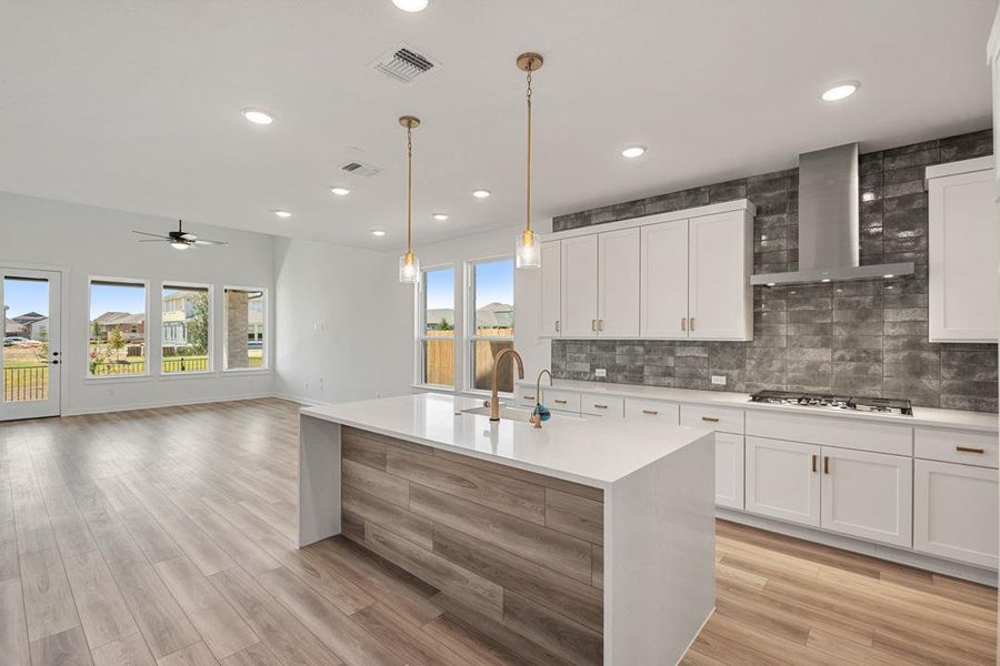 Furnished interior view inside a new home in Flora, Hutto (Image 4).