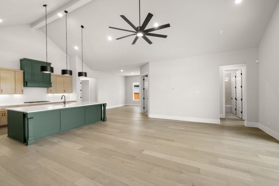 Furnished interior view inside a new home in Rio Vista at Kelly Ranch, Aledo (Image 7). Furnished interior view inside a new home in Rio Vista at Kelly Ranch, Aledo (Image 7).