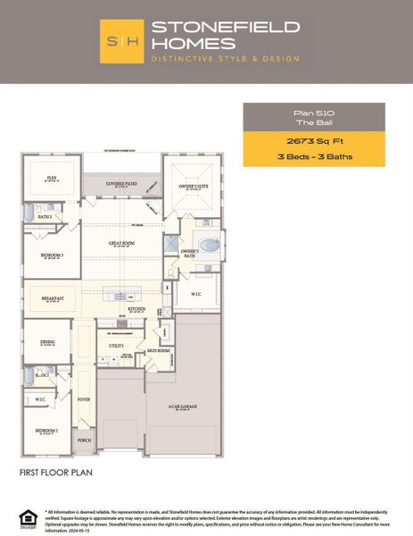 2D floor plan layout of this home in , Rosharon, TX (Image 3). 2D floor plan layout of this home in , Rosharon, TX (Image 3).