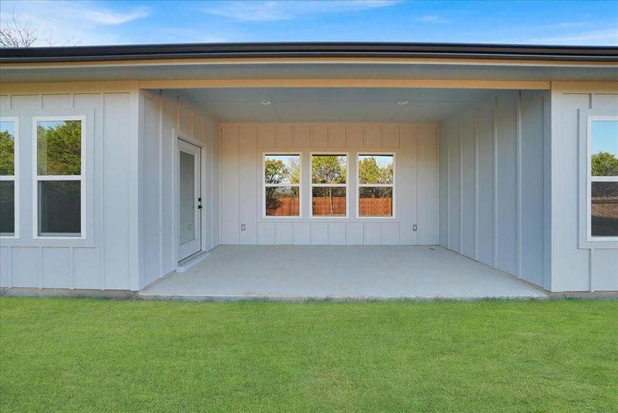 Exterior details and patio area of a home in , Granbury (Image 26). Exterior details and patio area of a home in , Granbury (Image 26).