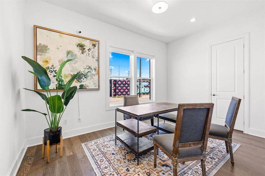 Image of model home with similar floorplan.