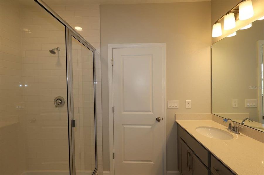 Furnished interior view inside a new home in Center Lake on the Park, St. Cloud (Image 8).