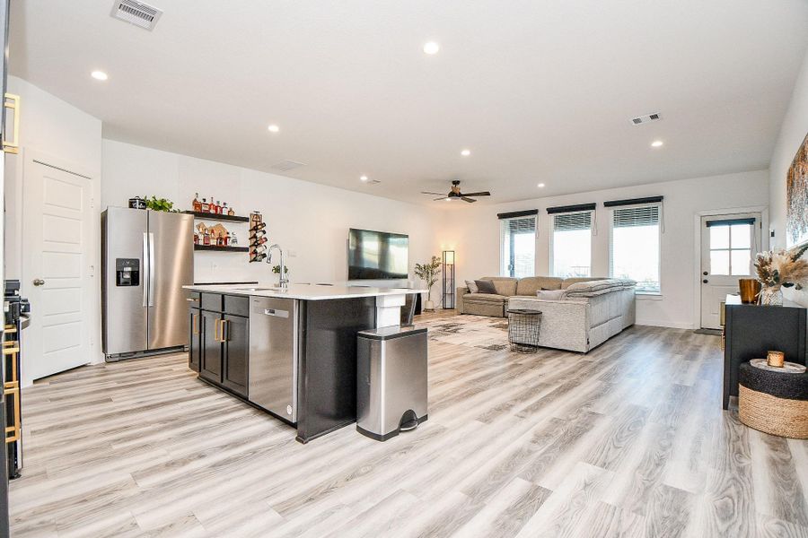 Furnished interior view inside a new home in City Gate North, Houston (Image 11).