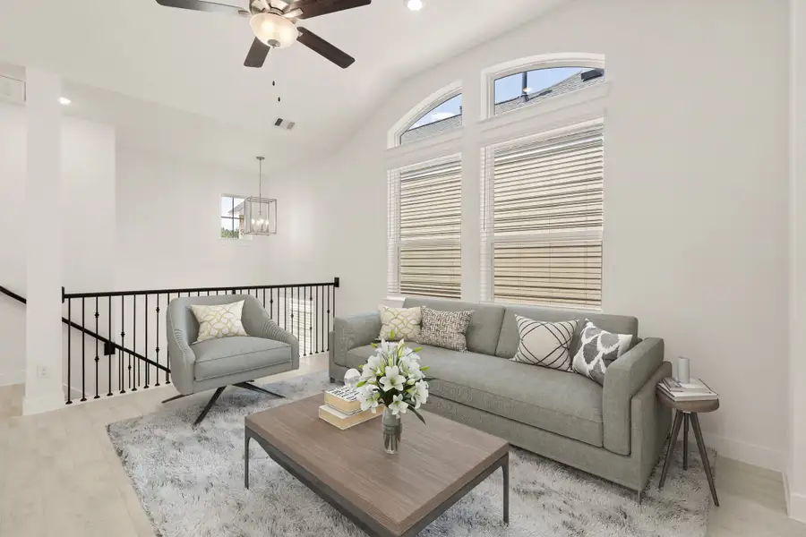 Furnished interior view inside a new home in Meridiana, Manvel (Image 5).