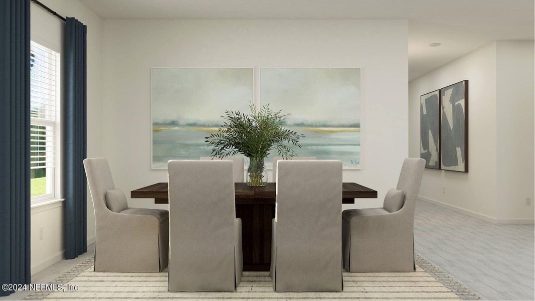 Furnished interior view inside a new home in Saddle Oaks, Jacksonville (Image 8). Furnished interior view inside a new home in Saddle Oaks, Jacksonville (Image 8).