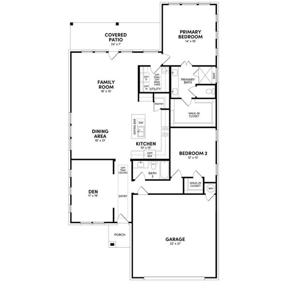 2D floor plan layout of this home in , San Marcos, TX (Image 4).