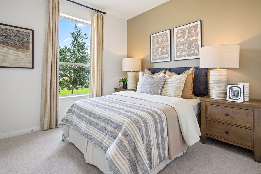 Representative furnished interior of a home built from the 1271 by KB Home in Glenwood Forest, Conroe (Image 7). Representative furnished interior of a home built from the 1271 by KB Home in Glenwood Forest, Conroe (Image 7).