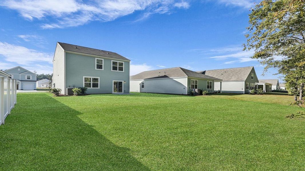 Exterior details and patio area of a home in Hillcrest, Ravenel (Image 3).