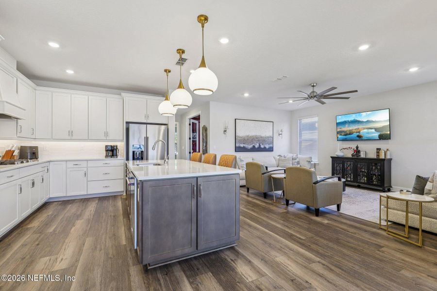 Furnished interior view inside a new home in , St. Augustine (Image 45).