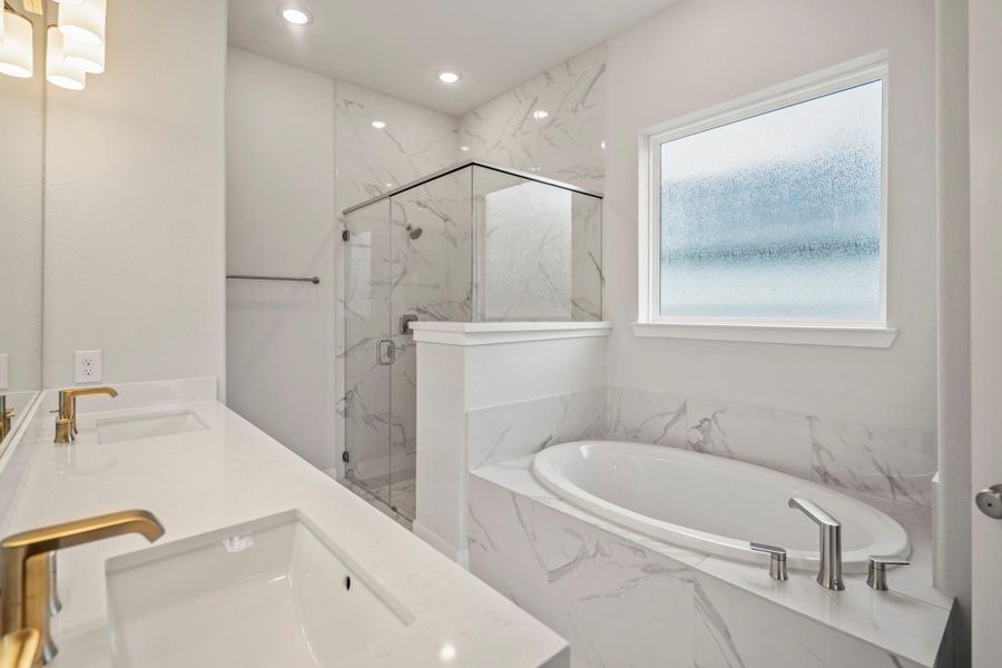 Furnished interior view inside a new home in ARTAVIA 55' Lots, Conroe (Image 14).