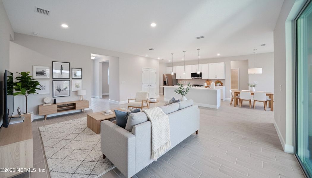 Furnished interior view inside a new home in , Palm Coast (Image 25). Furnished interior view inside a new home in , Palm Coast (Image 25).