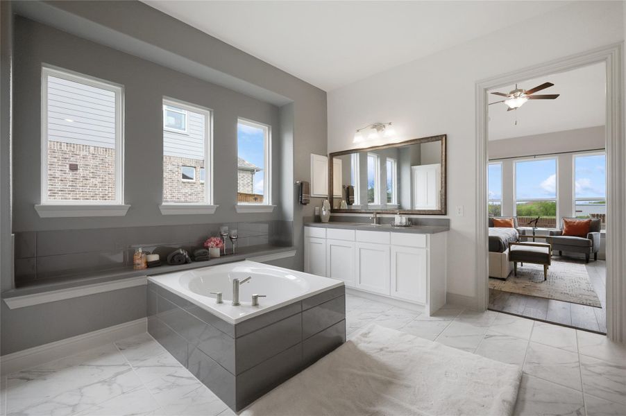 Model home photos of similar floorplans, not pictures of actual home.