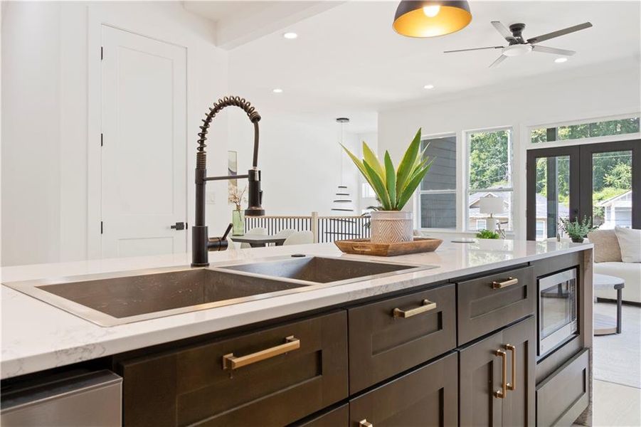 Close-up of interior finishes inside a home in , Atlanta (Image 20).