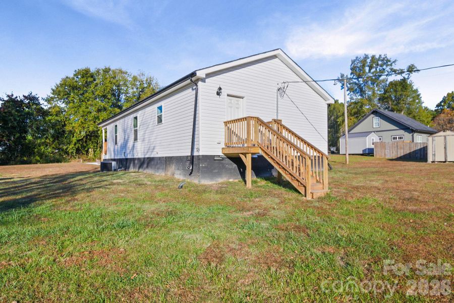 Exterior details and patio area of a home in , Cherryville (Image 21).